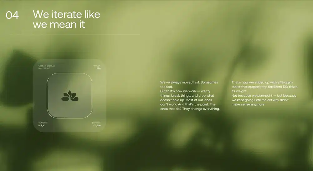 Farm Minerals Process Feature Design