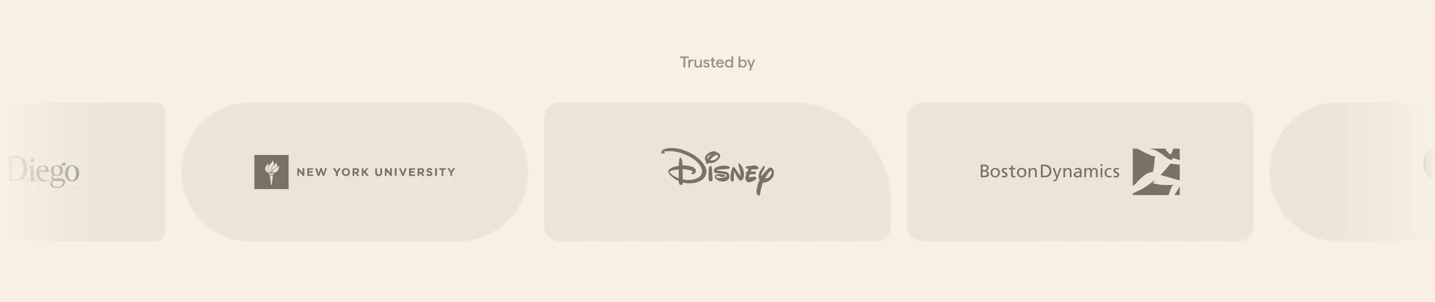 Fauna Robotics Client Recognition Logo Display Design