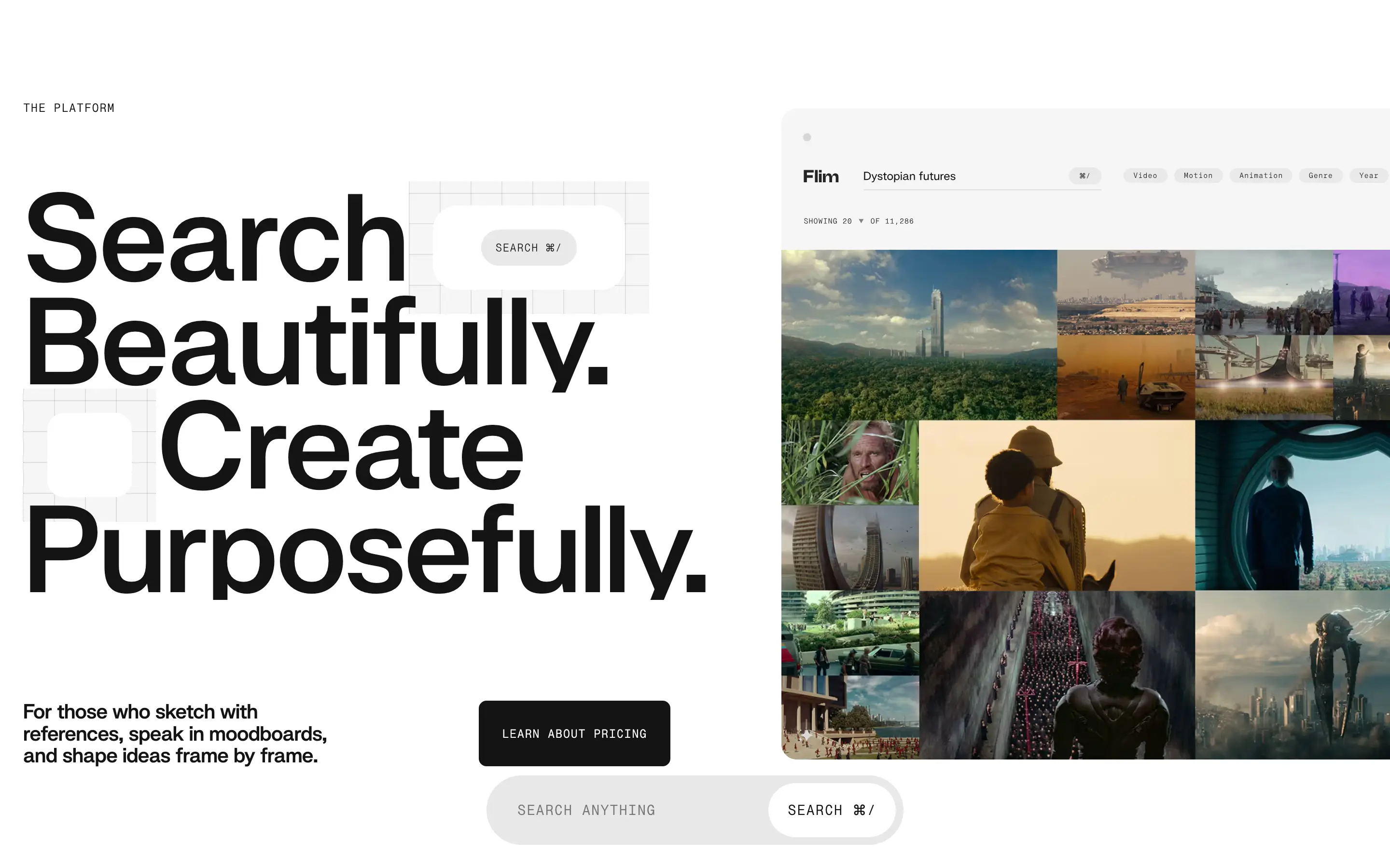 Film Search Functionality Presentation Design