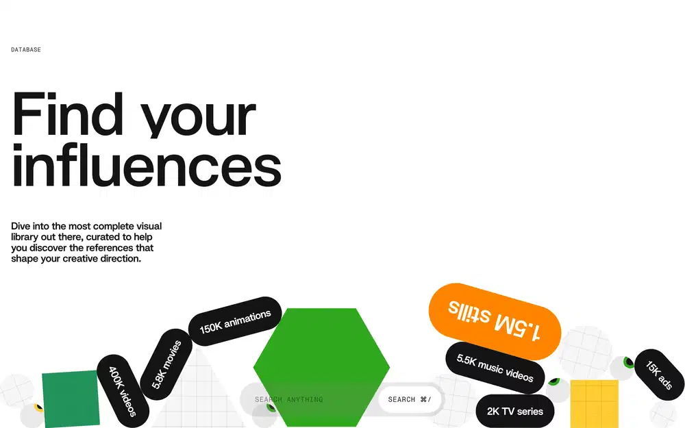 Film Visual Library Introduction Headline Design