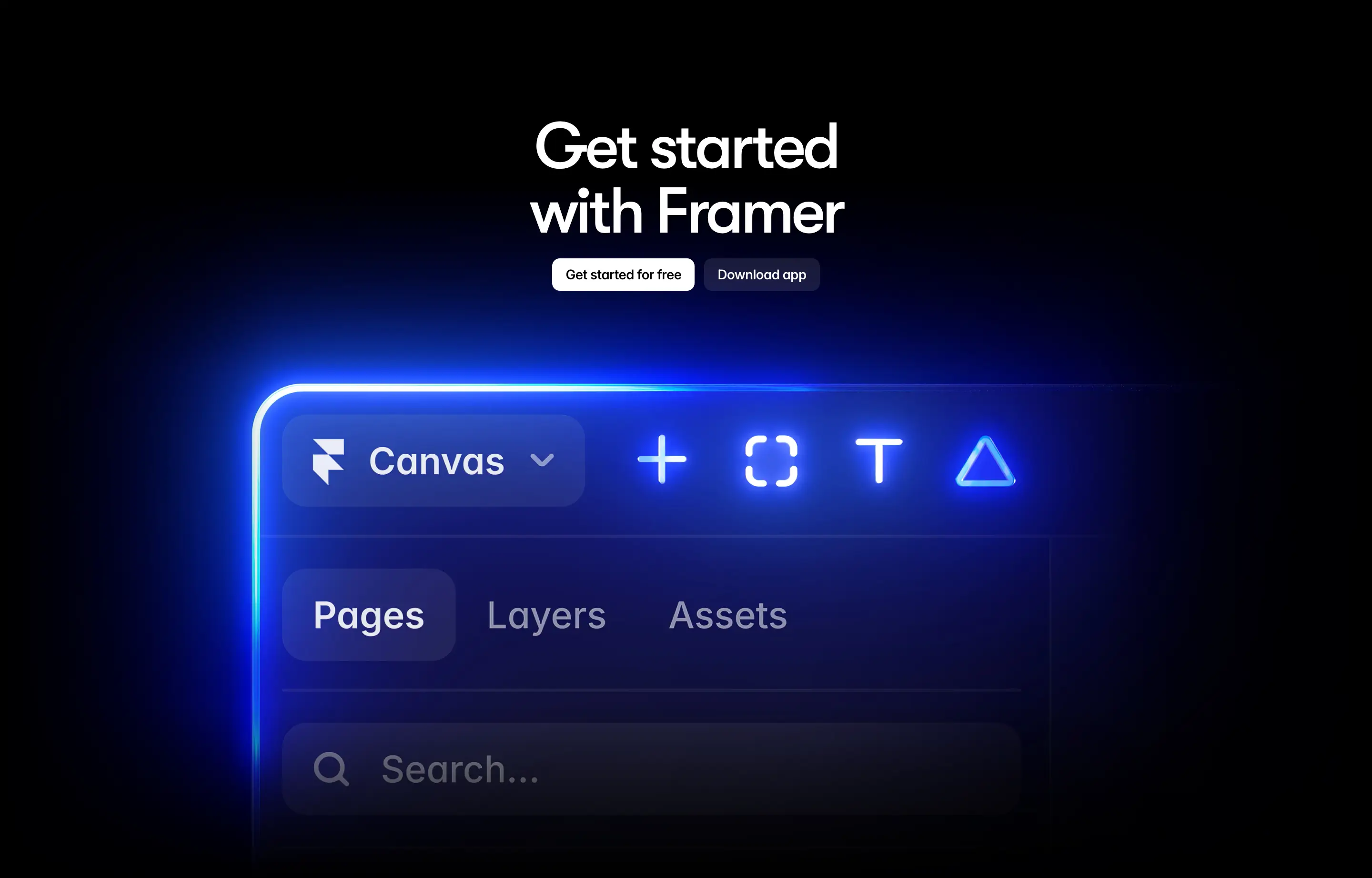 Framer Getting Started CTA Design