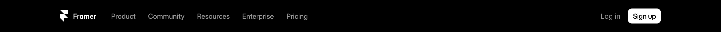 Framer Navigation Navbar Design