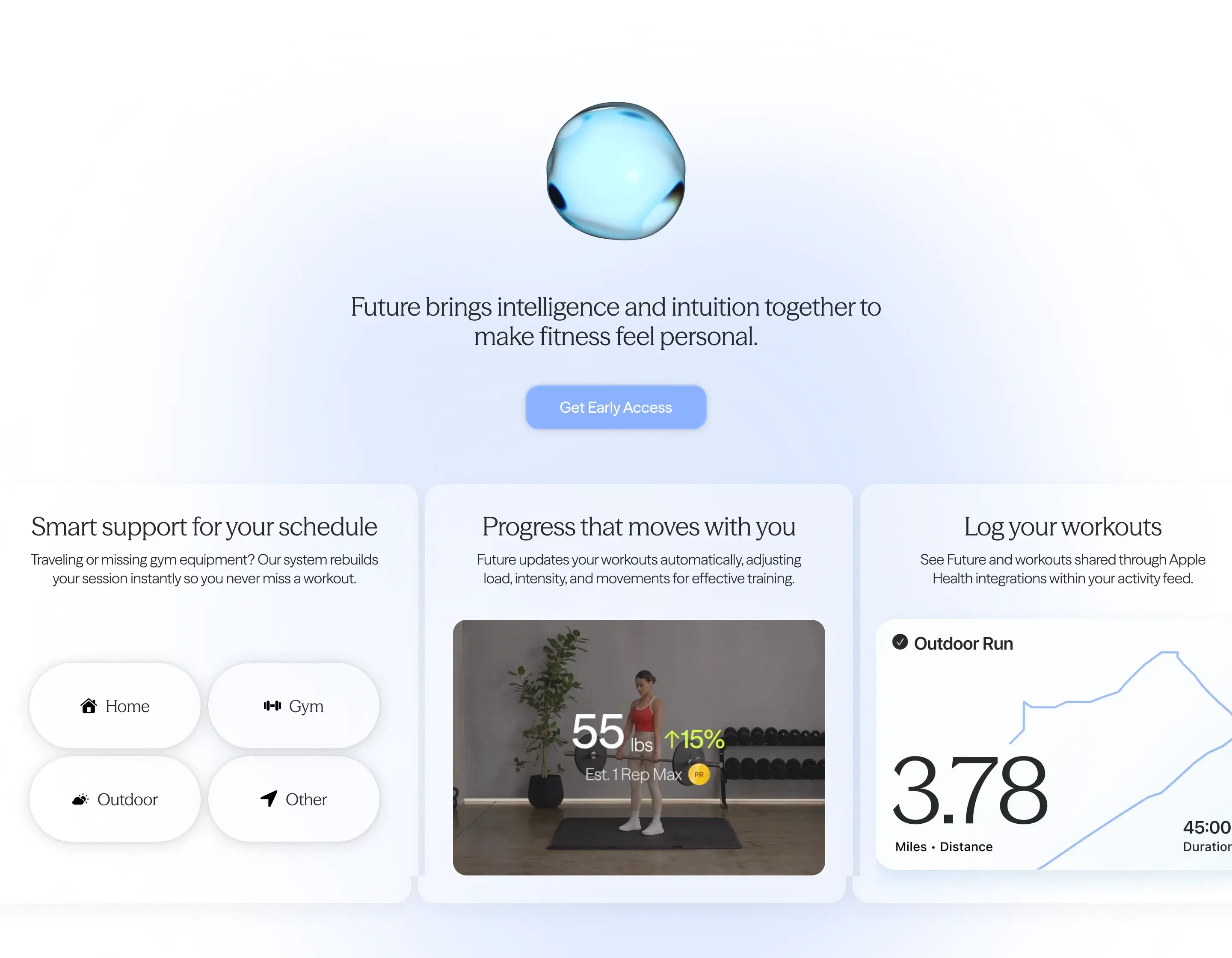 Future Fitness Feature Design