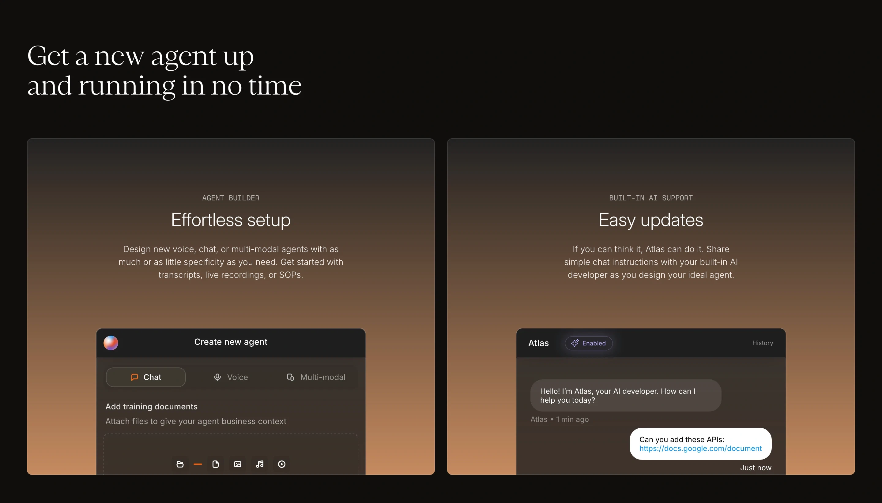Giga Agent Setup Feature Design
