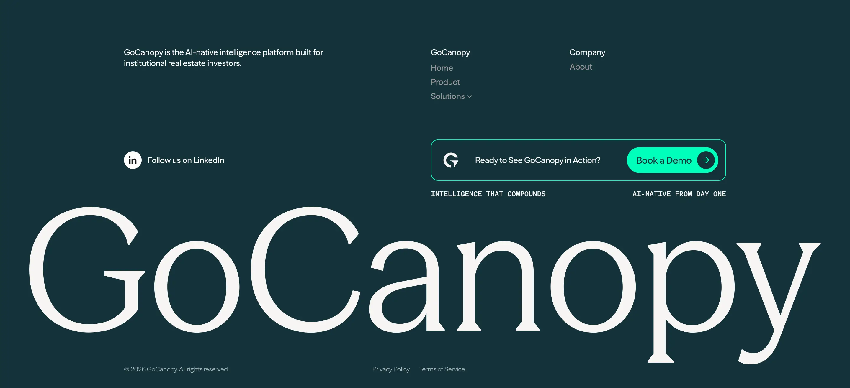 GoCanopy Site Footer Design