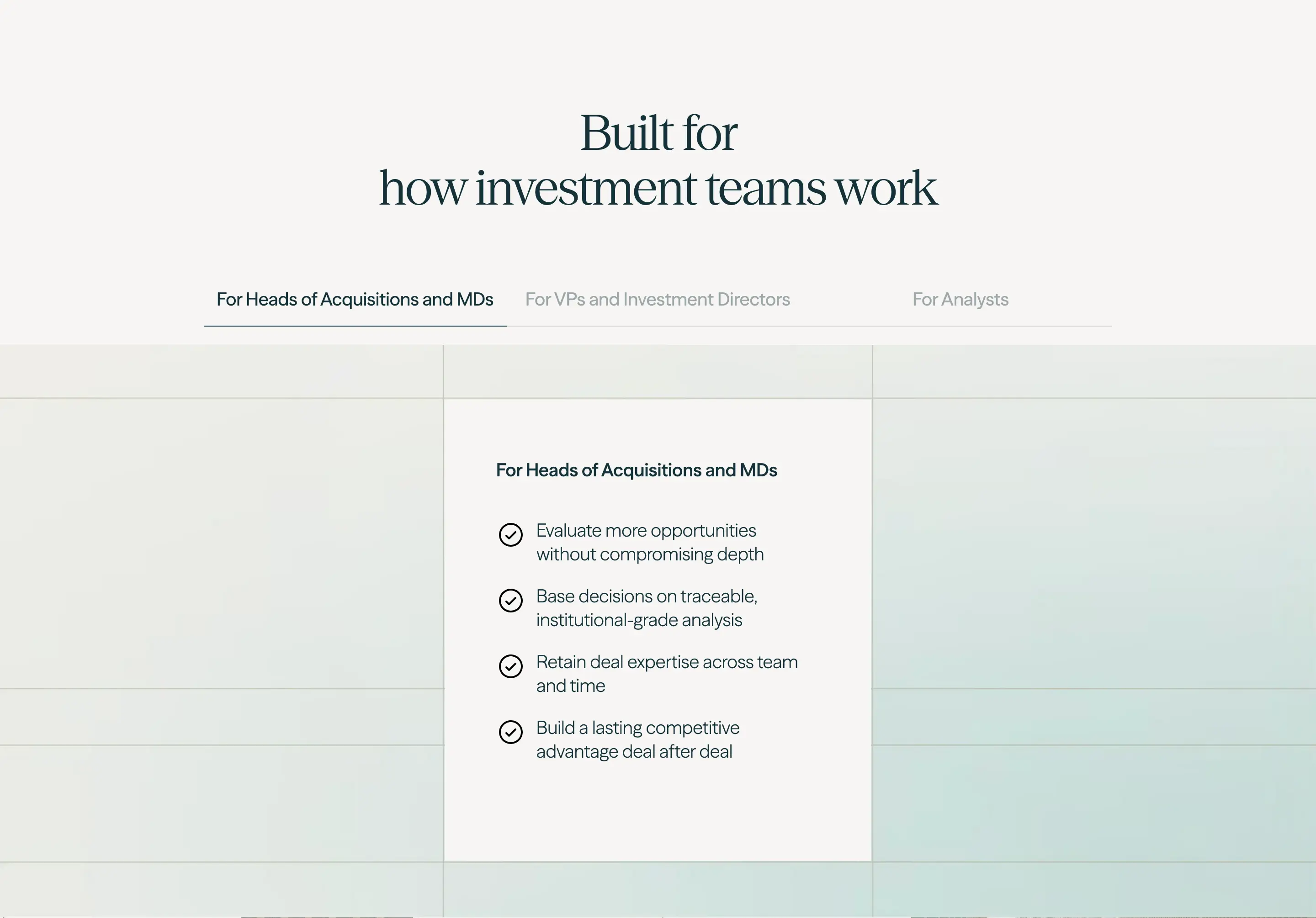 GoCanopy Team Roles Tabbed Feature Design