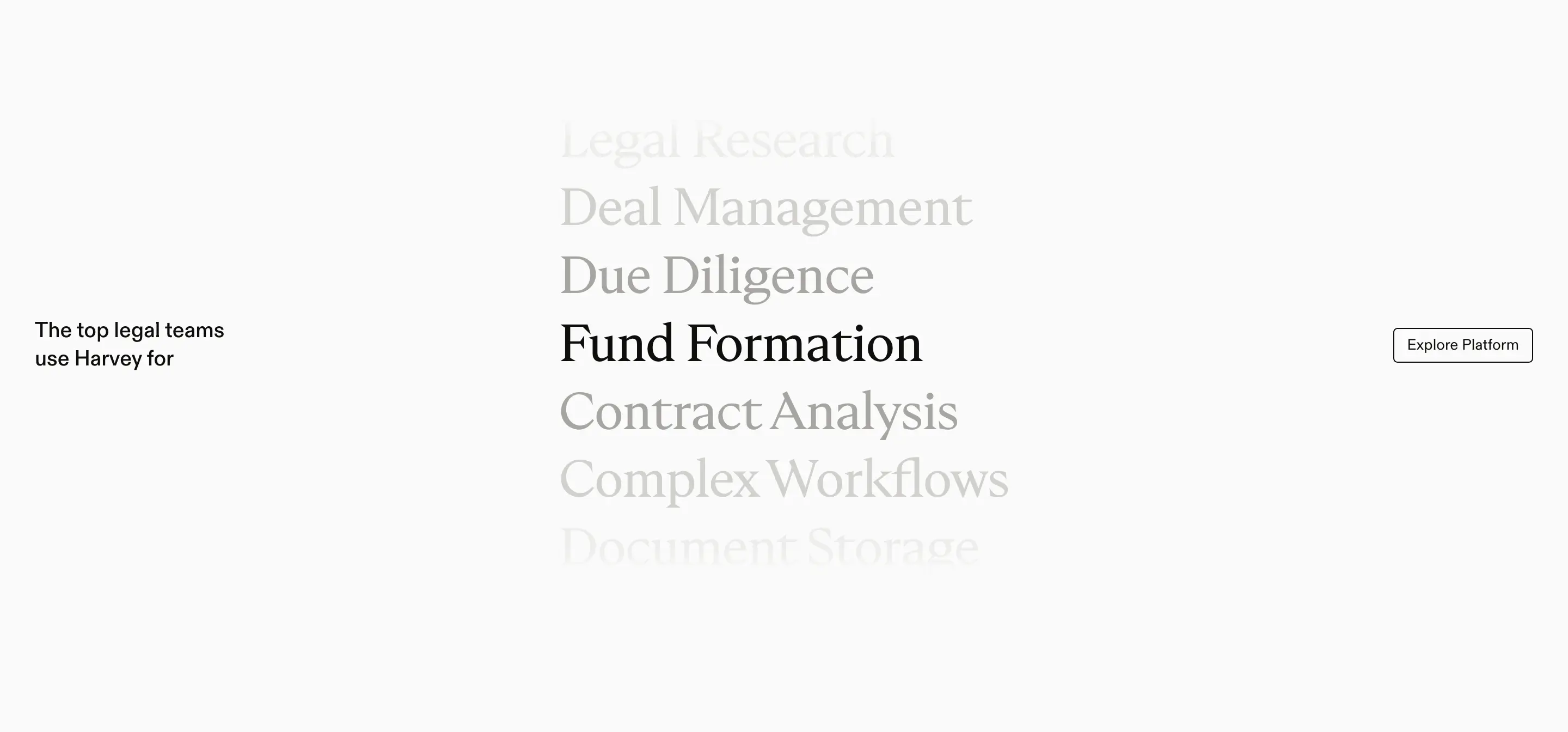 Harvey Legal Use Feature Design
