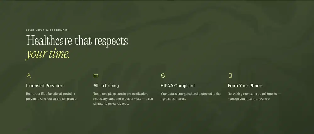 Heva Value Feature Design