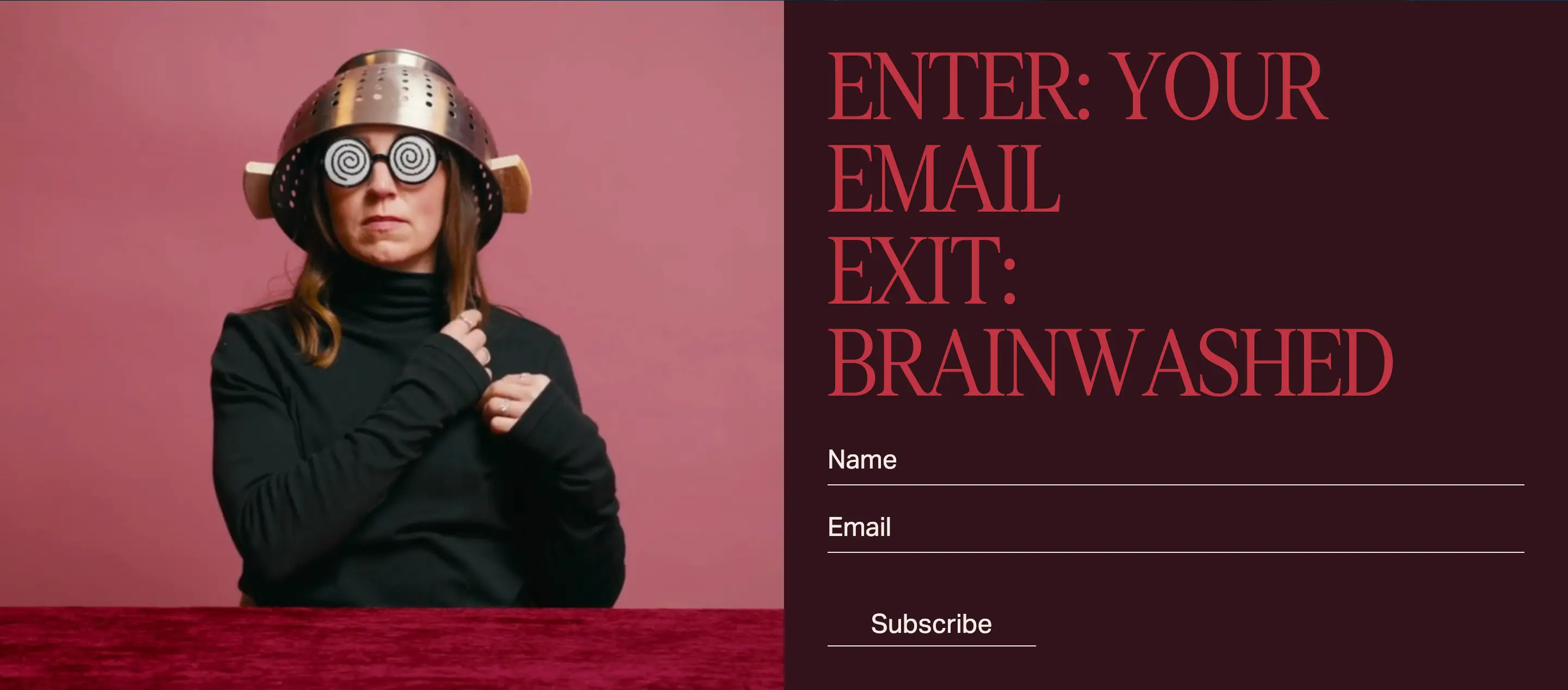 Idyllic Newsletter CTA Design