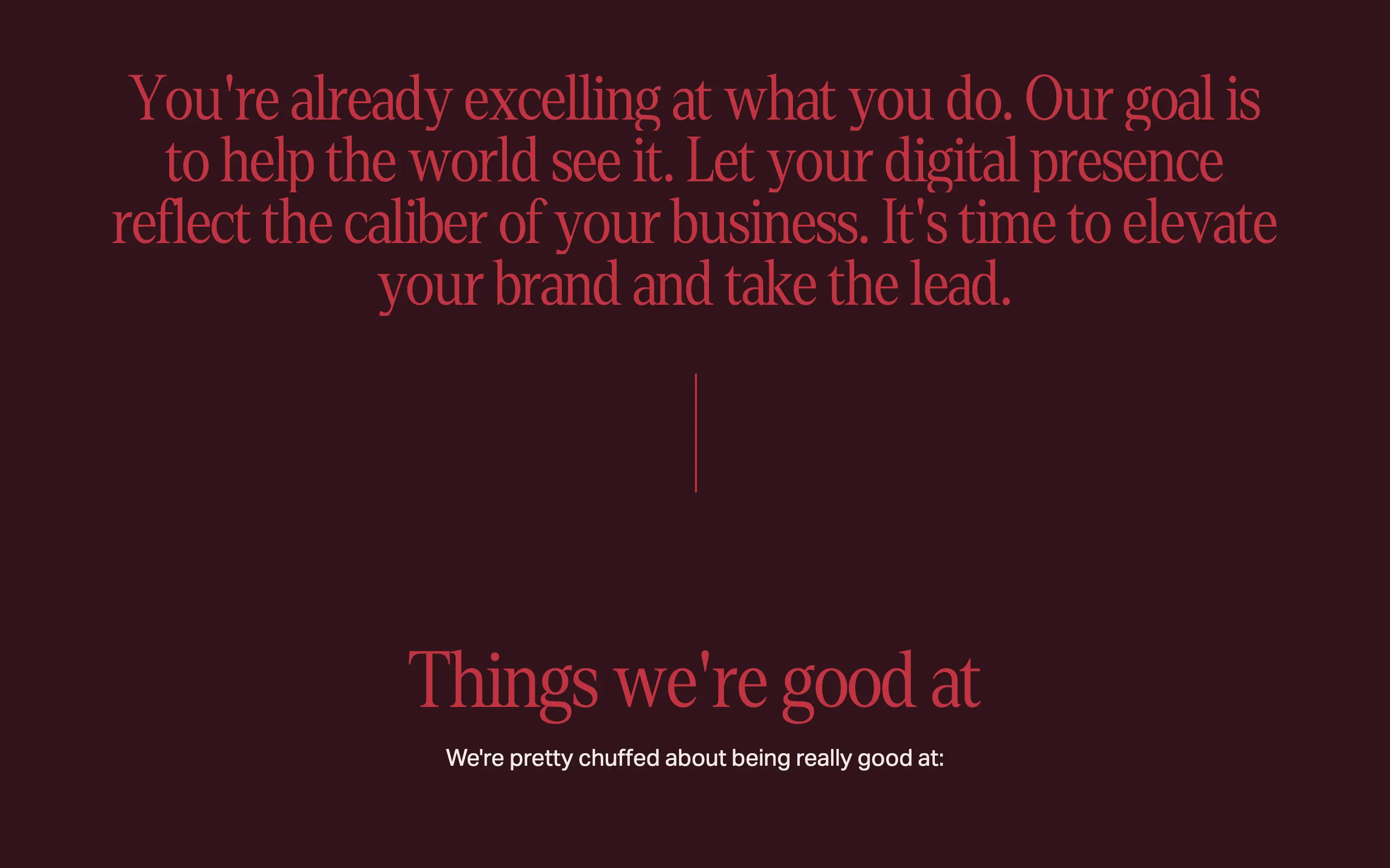 Idyllic Professional Feature Design