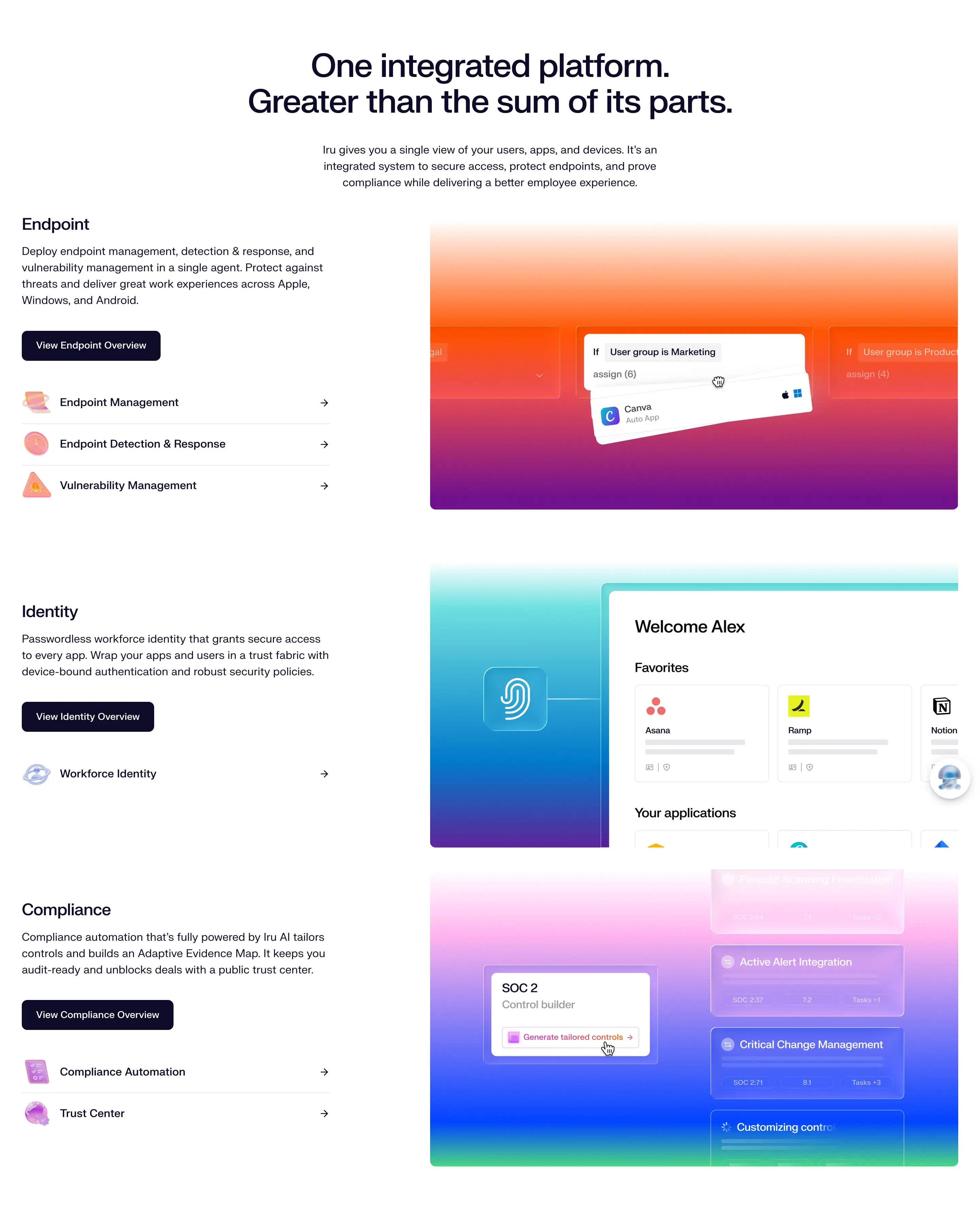 Iru Platform Feature Design
