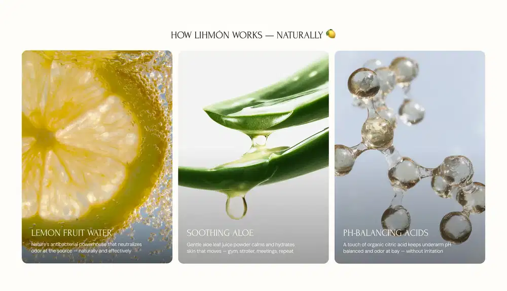 Lihmon Ingredients Feature Design