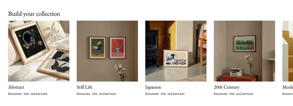 Make-Ready Collection Categories Design