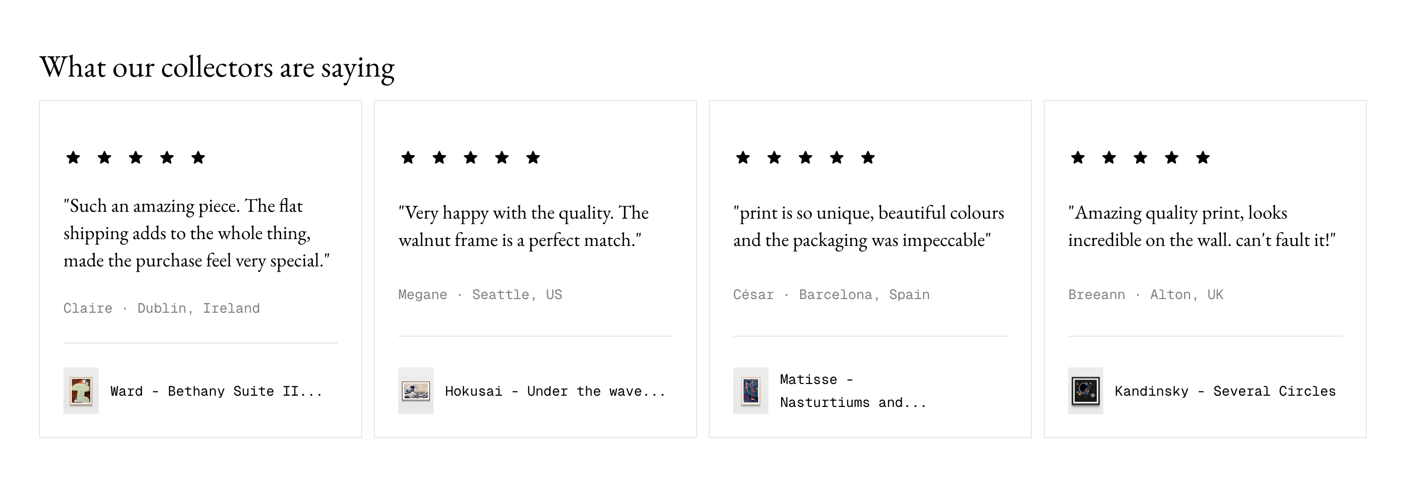 Make-Ready Testimonials Cards Design