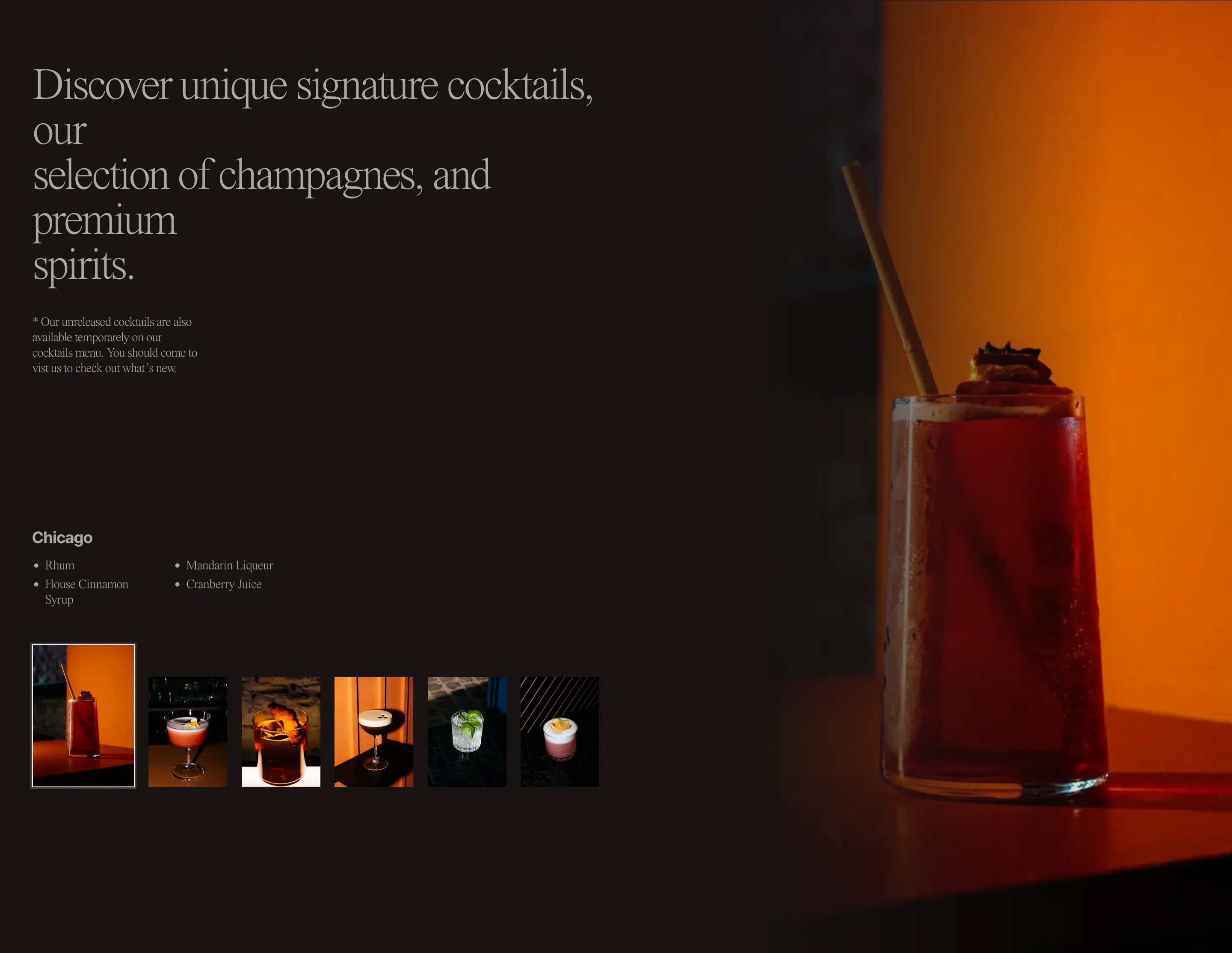 Malooth Menu Feature Design