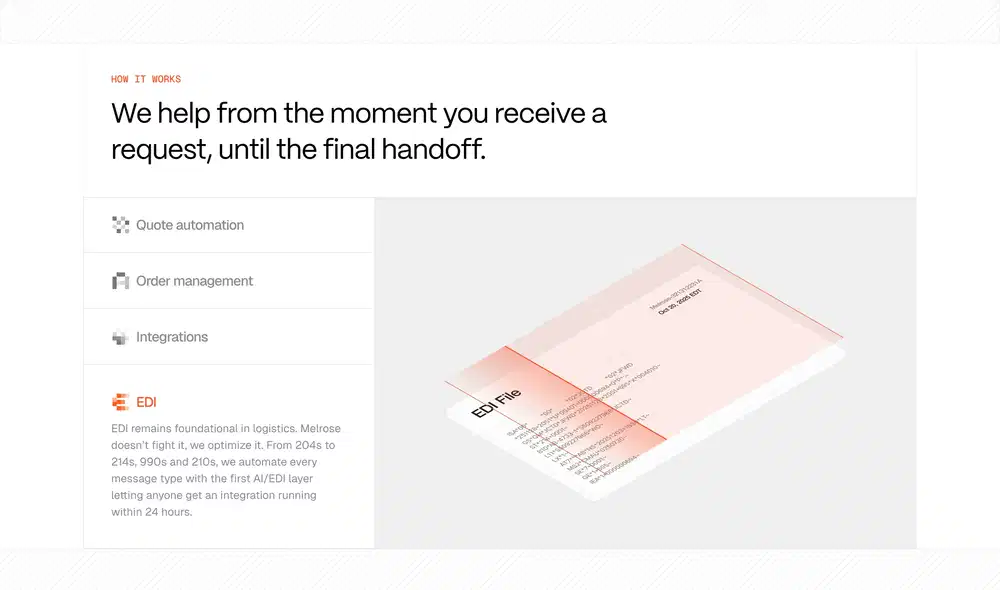 Melrose Process Feature Design