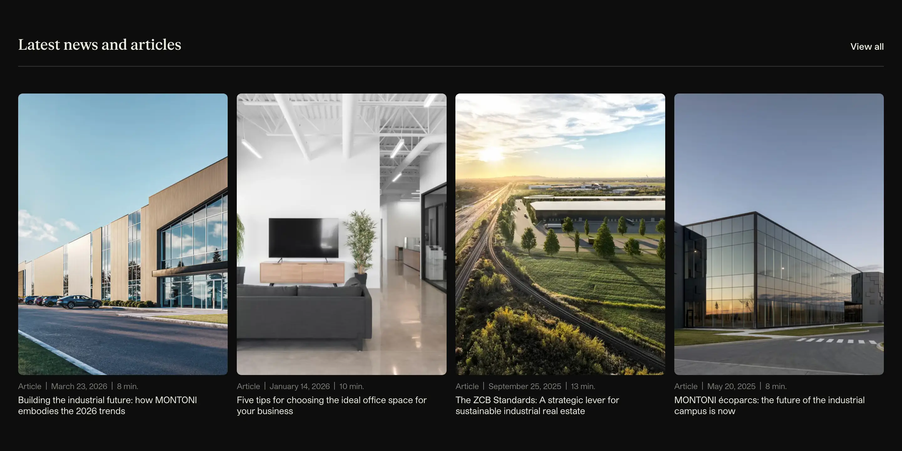 Montoni Editorial Blog Gallery Design