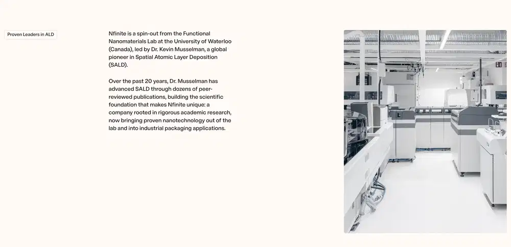 Nfinite Background Feature Design