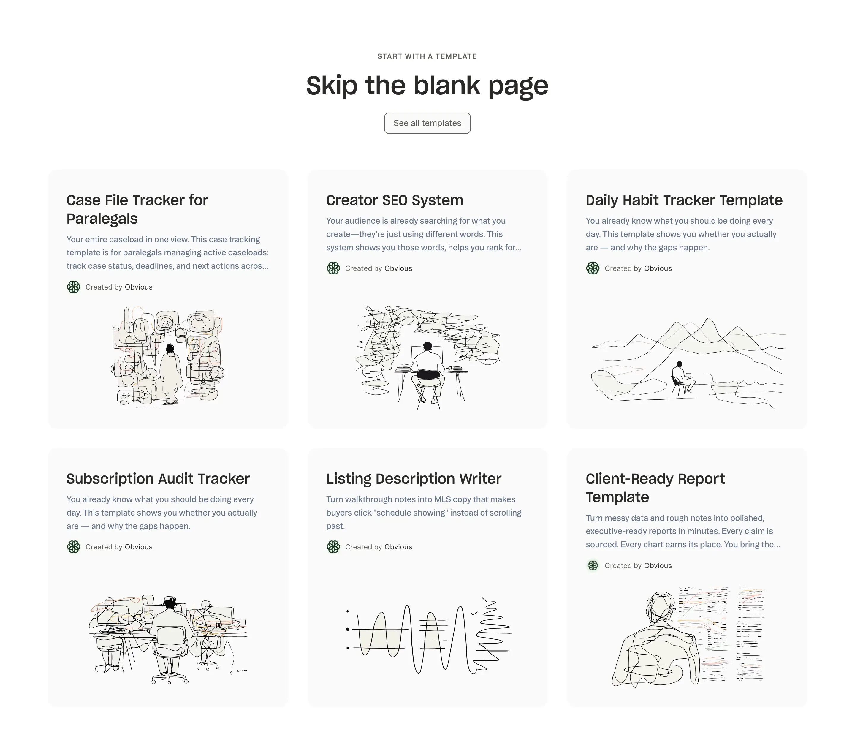 Obvious Template Library Design