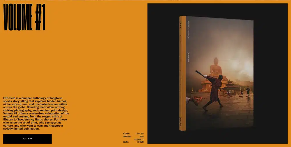 Off Field Magazine Design