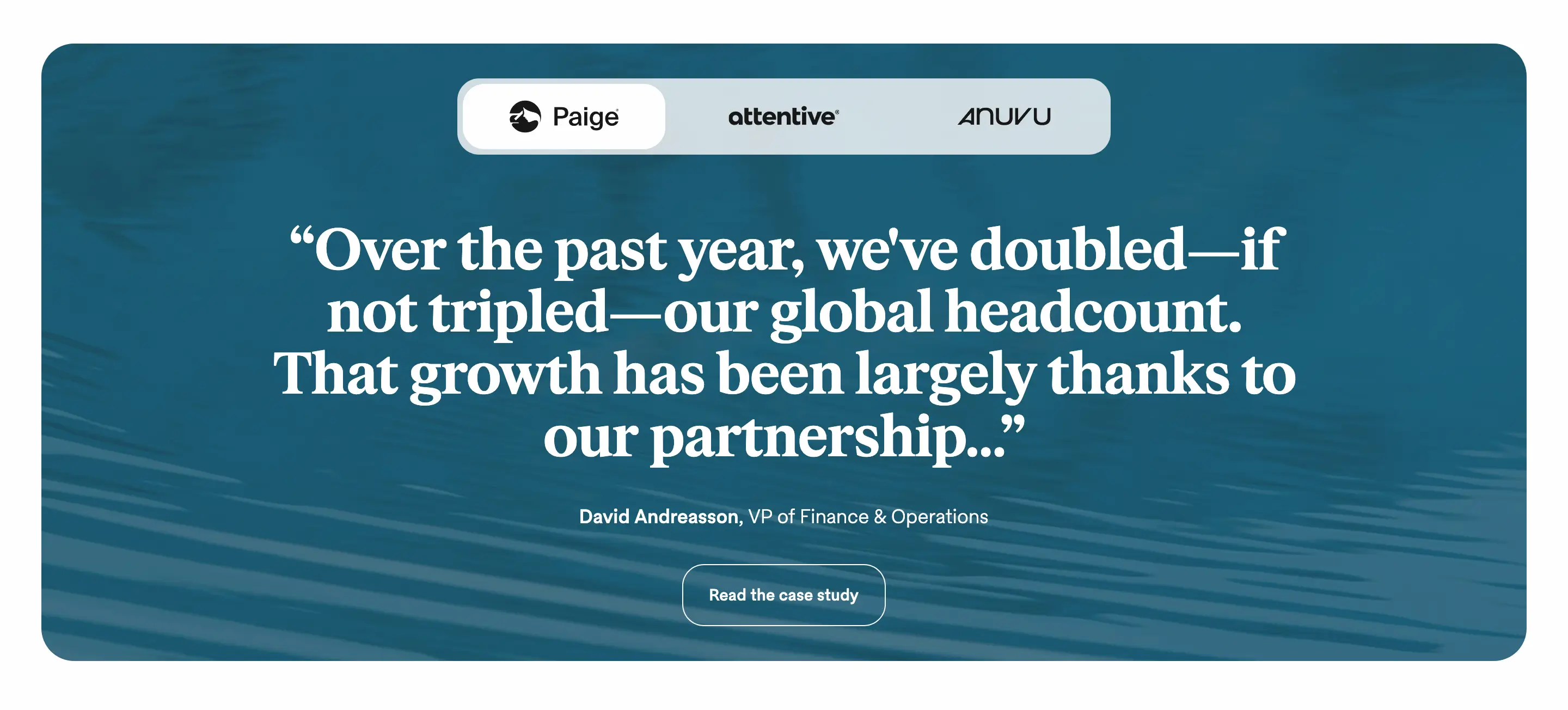 Pebl Customer Testimonial Design