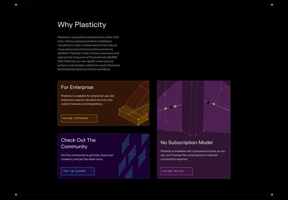 Plasticity Why Feature Design