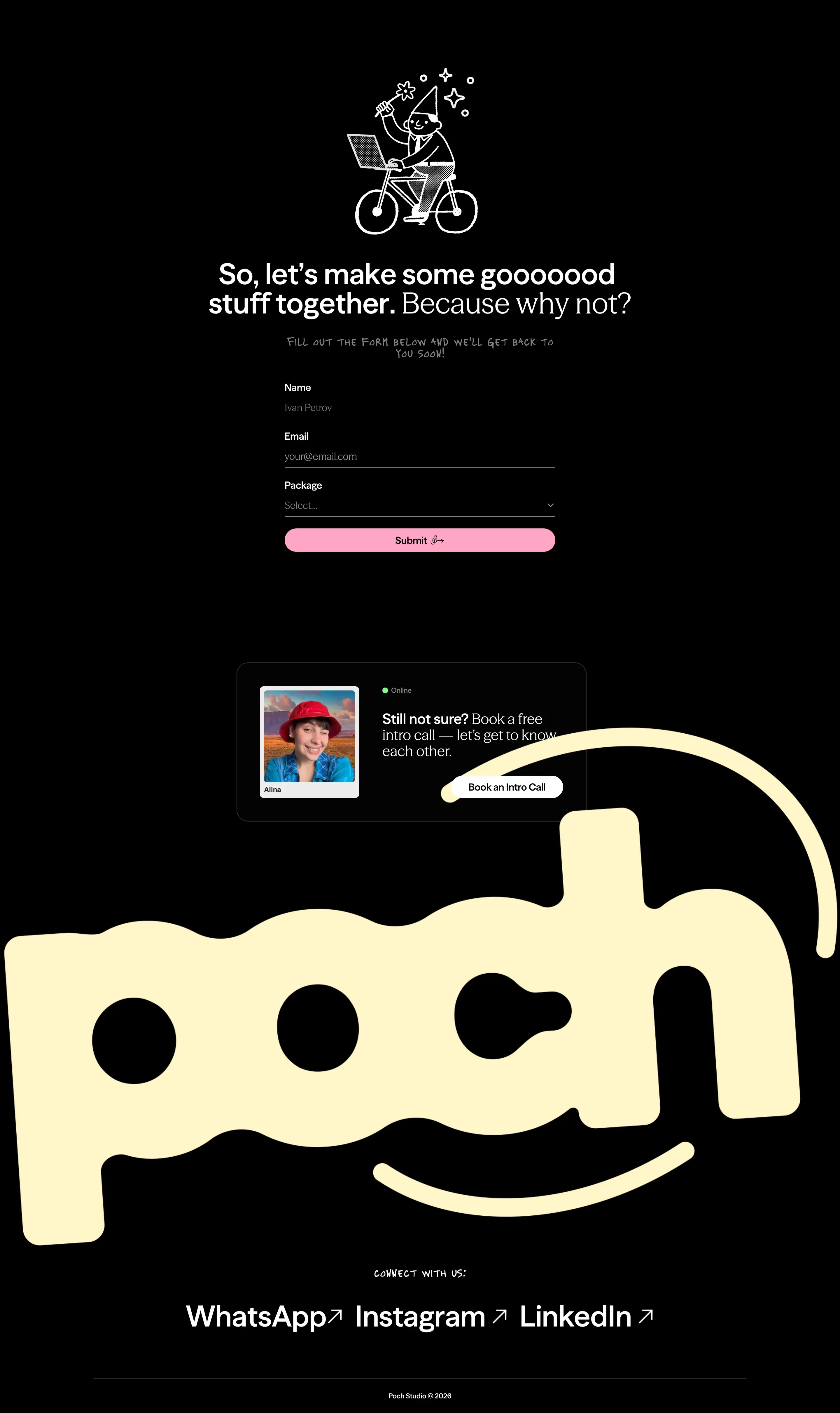 Poch Lead Collection Contact Design