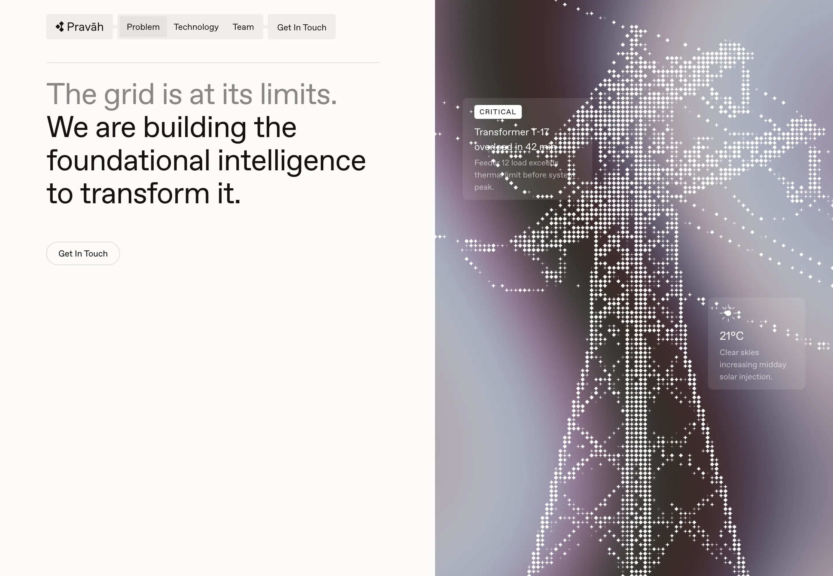 Pravah Grid Status Introduction Layout Design