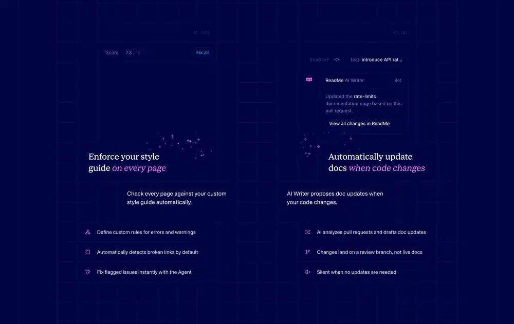 Readme AI Capabilities Grid Feature Design