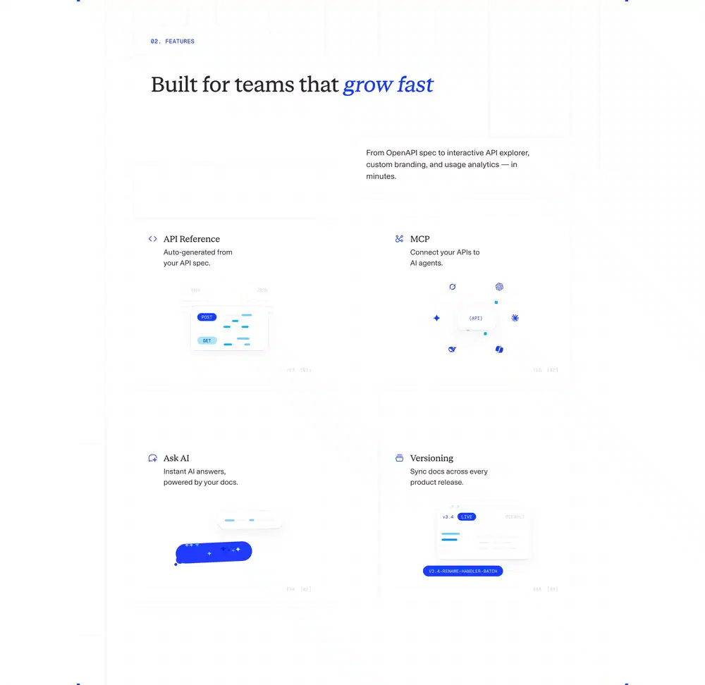 Readme Capabilities Grid Design