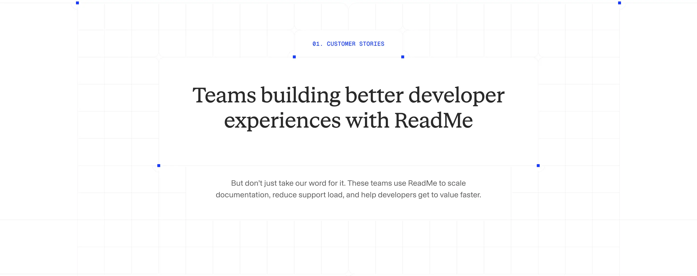 Readme Customer Header Design