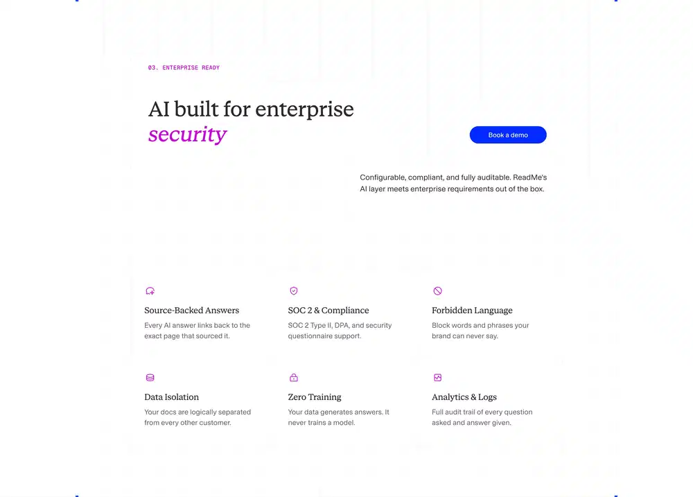 Readme Security Feature Design