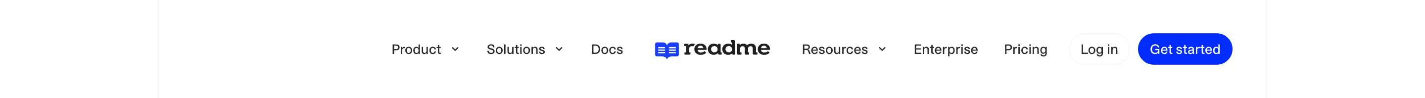 Readme Site Navigation Navbar Design