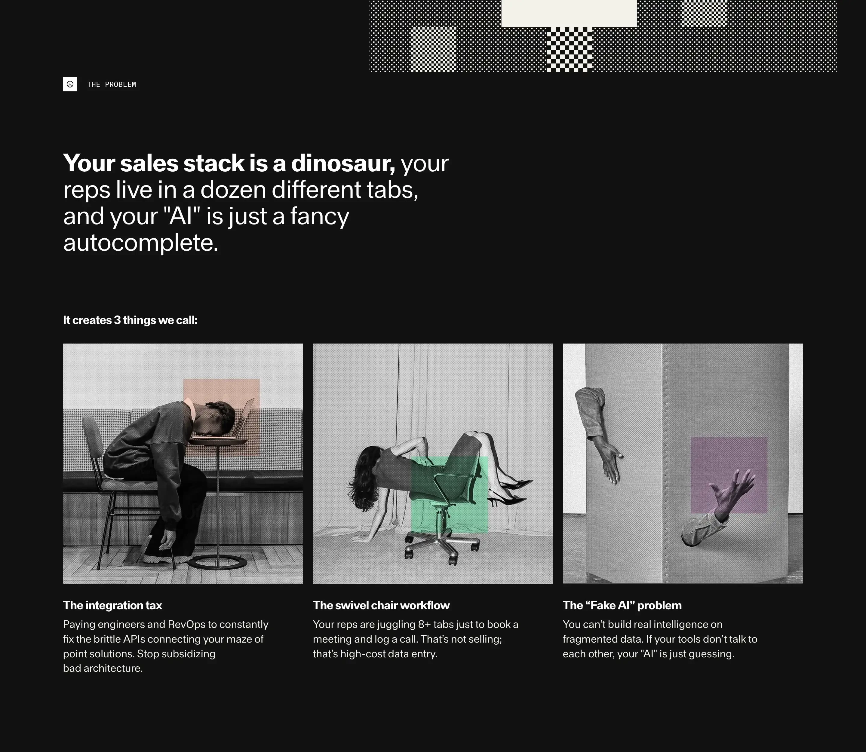 Reevo The Problem Feature Section Design