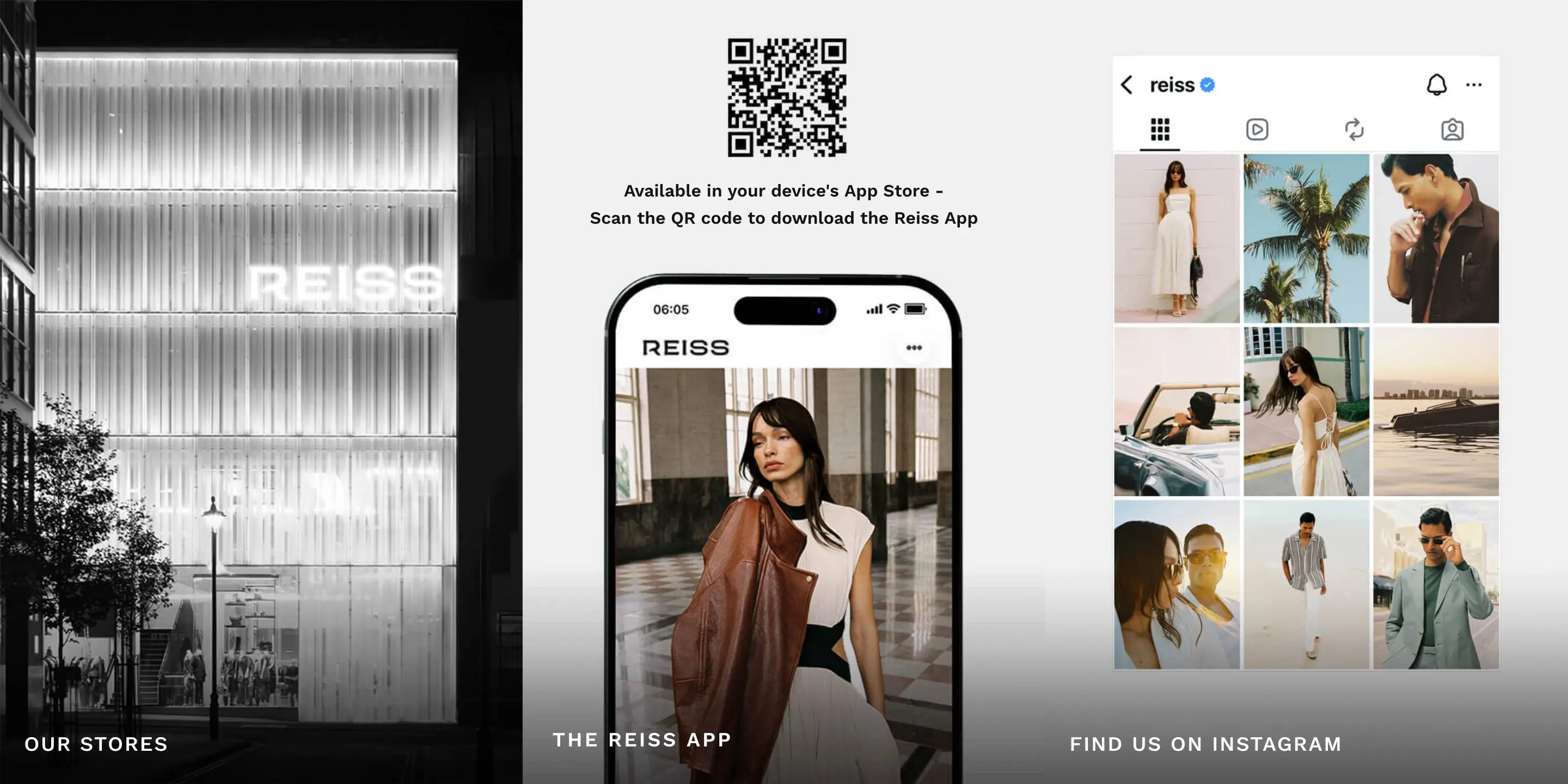 Reiss Retail Channels Multi Column Feature Design