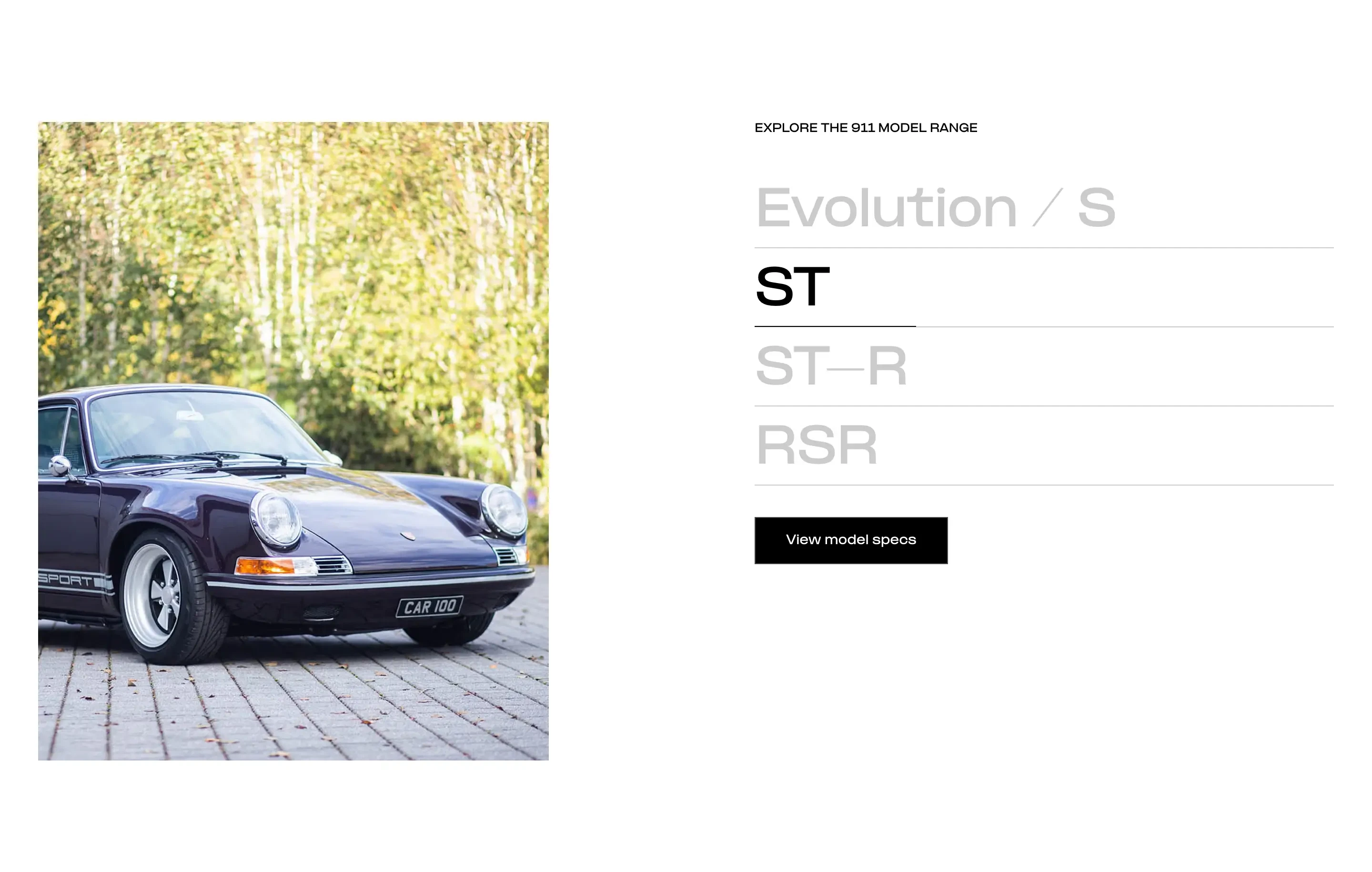 Rennsport Model Range Feature Design