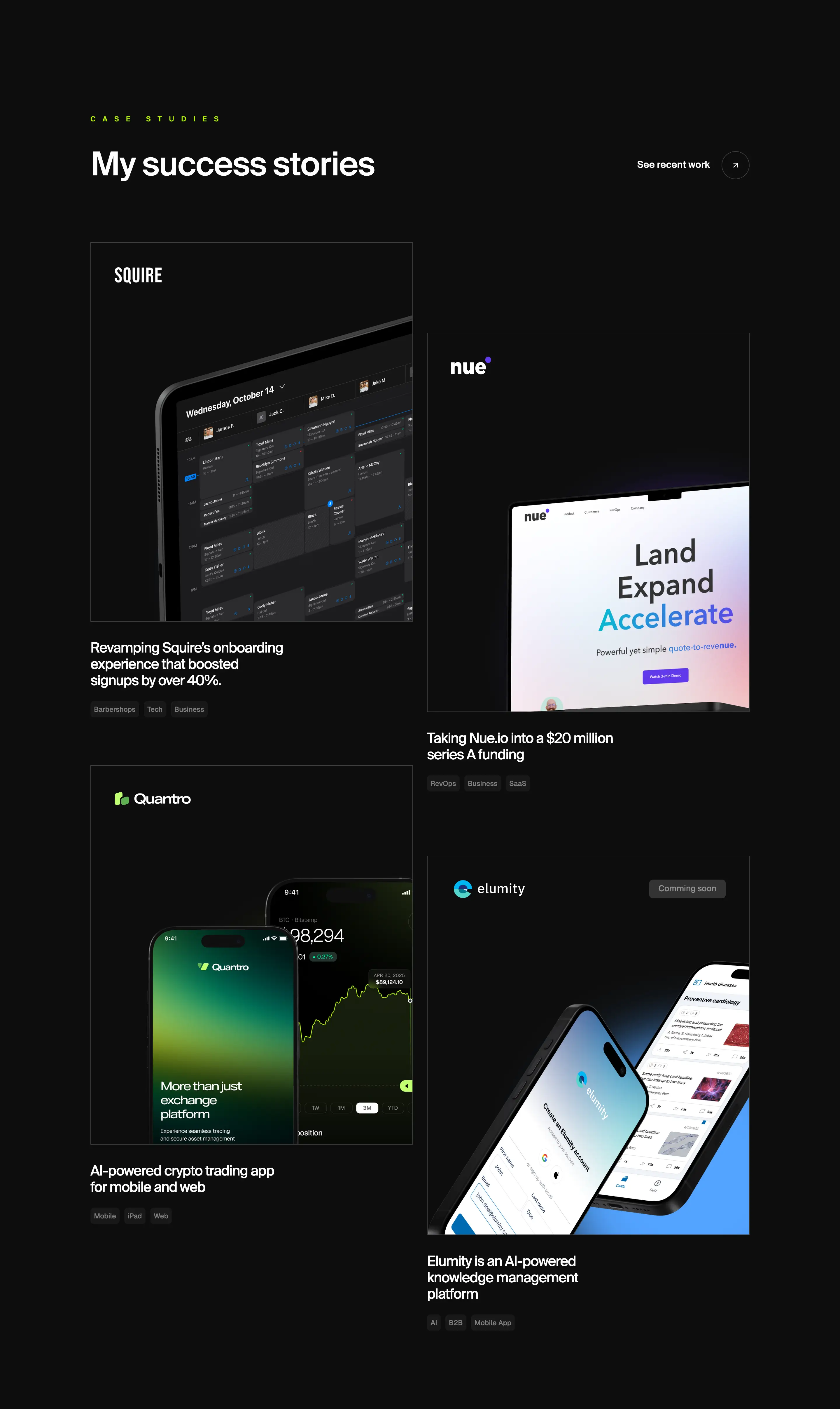 Robin Case Studies Portfolio Design