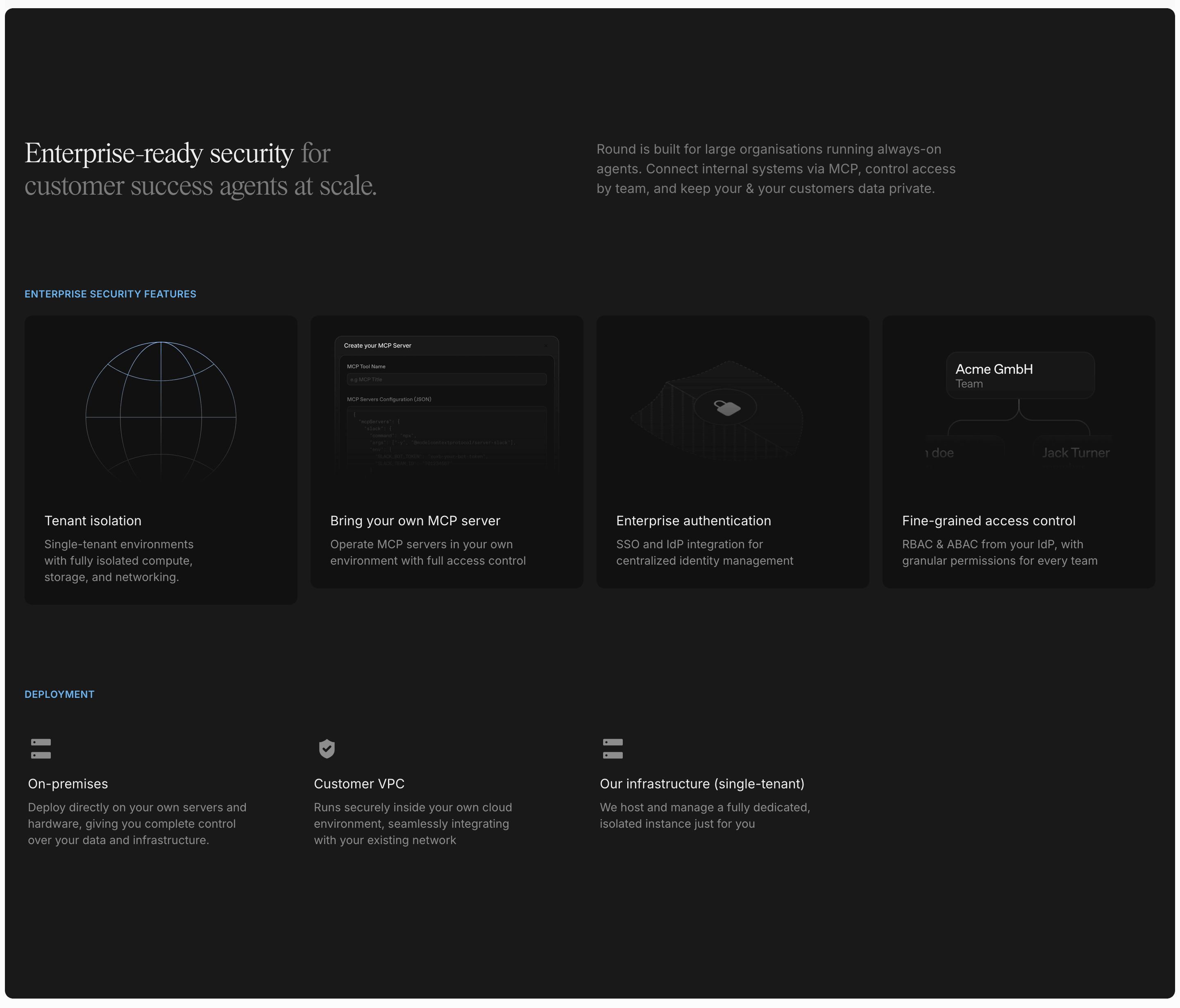 Round AI Security Features Design