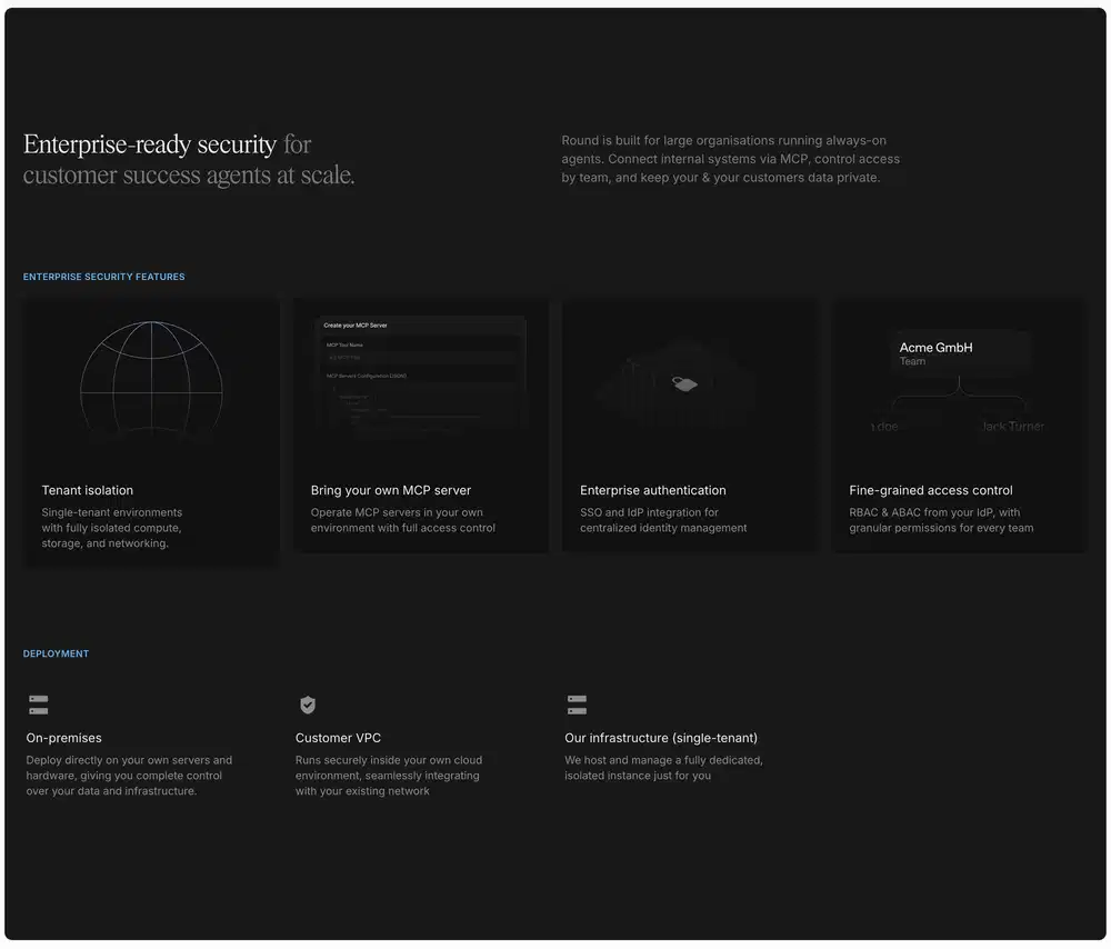 Round AI Security Features Design