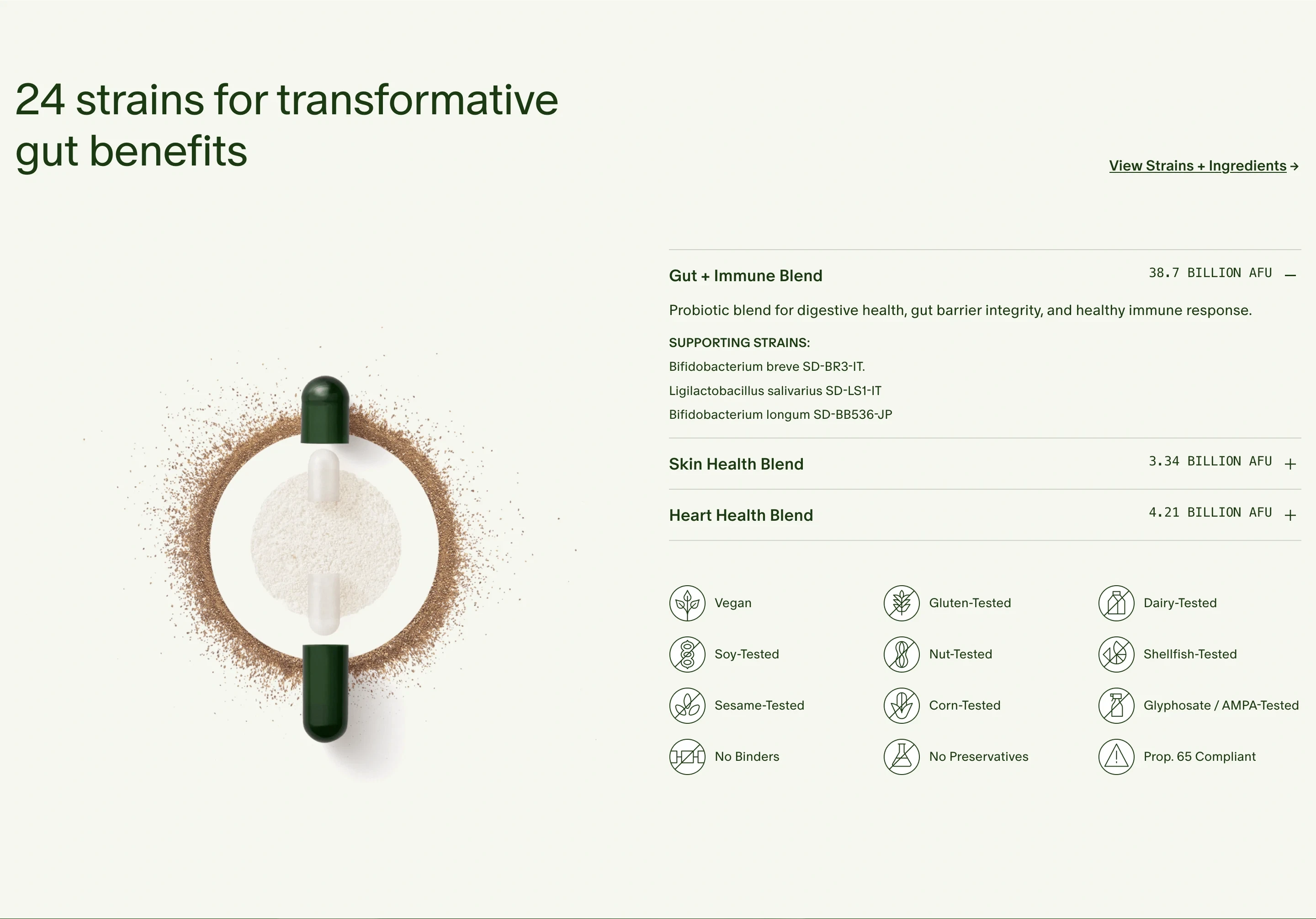 Seed Ingredients Feature Design