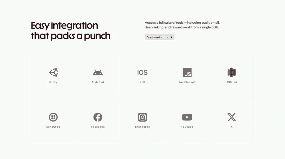 Teak Integration Grid Design