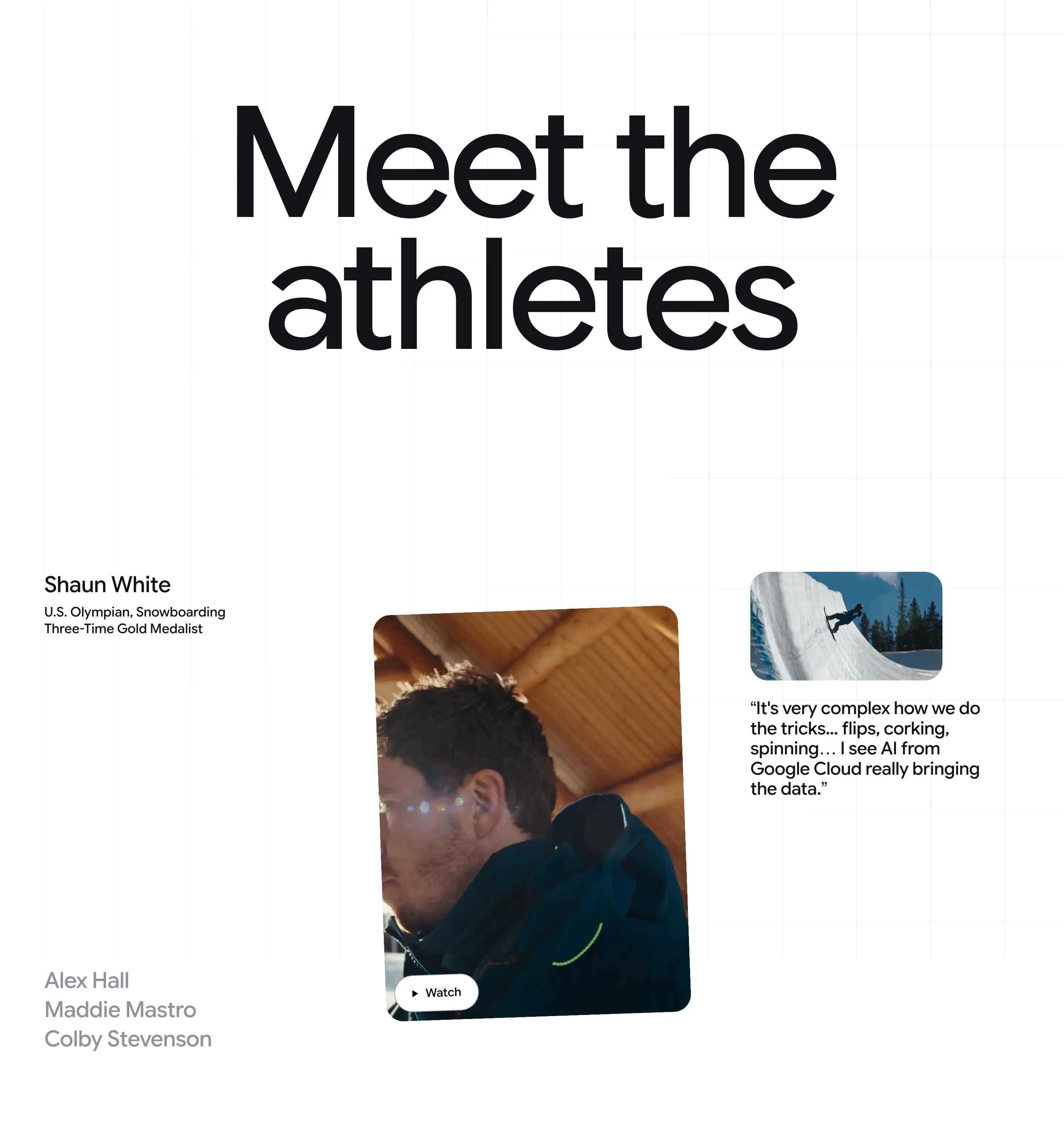 TeamUSA Athlete Feature Design
