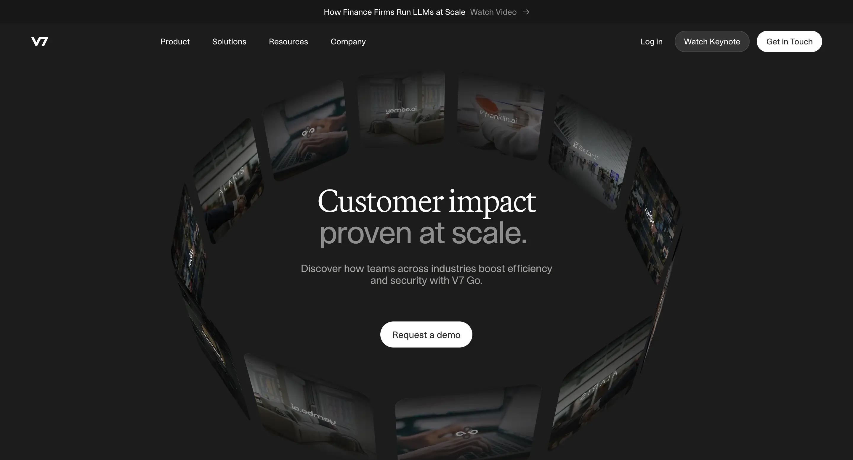 V7 Customer Hero Design