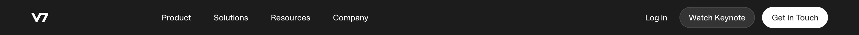V7 Main Navigation Navbar Design