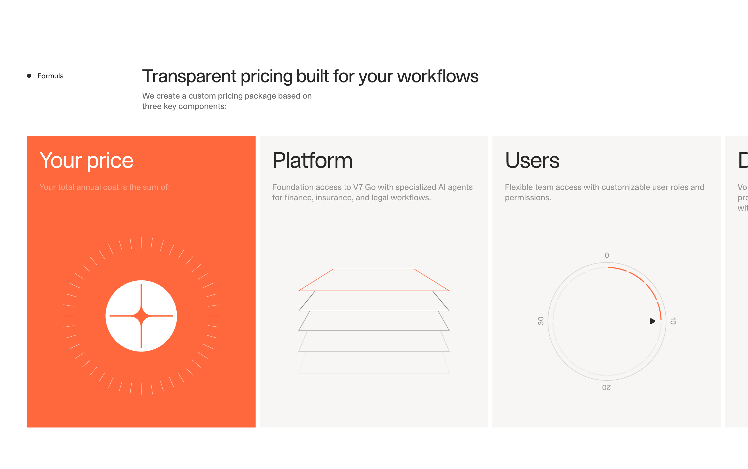 V7 Transparent Pricing Design