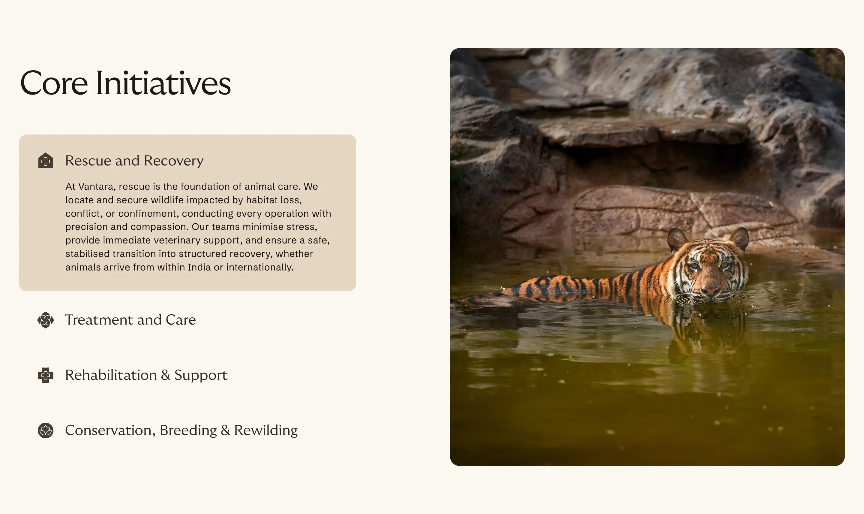 Vantara Conservation Feature Design