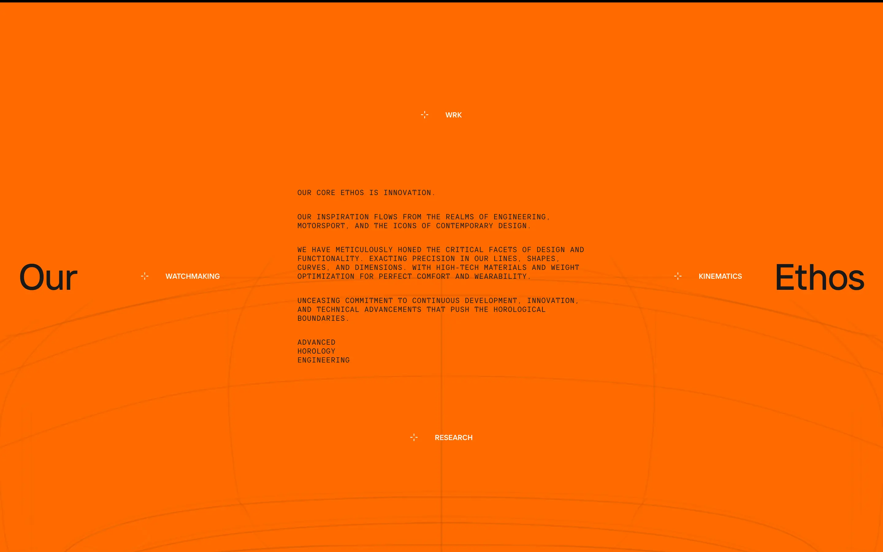 WRK Brand Philosophy Feature Design
