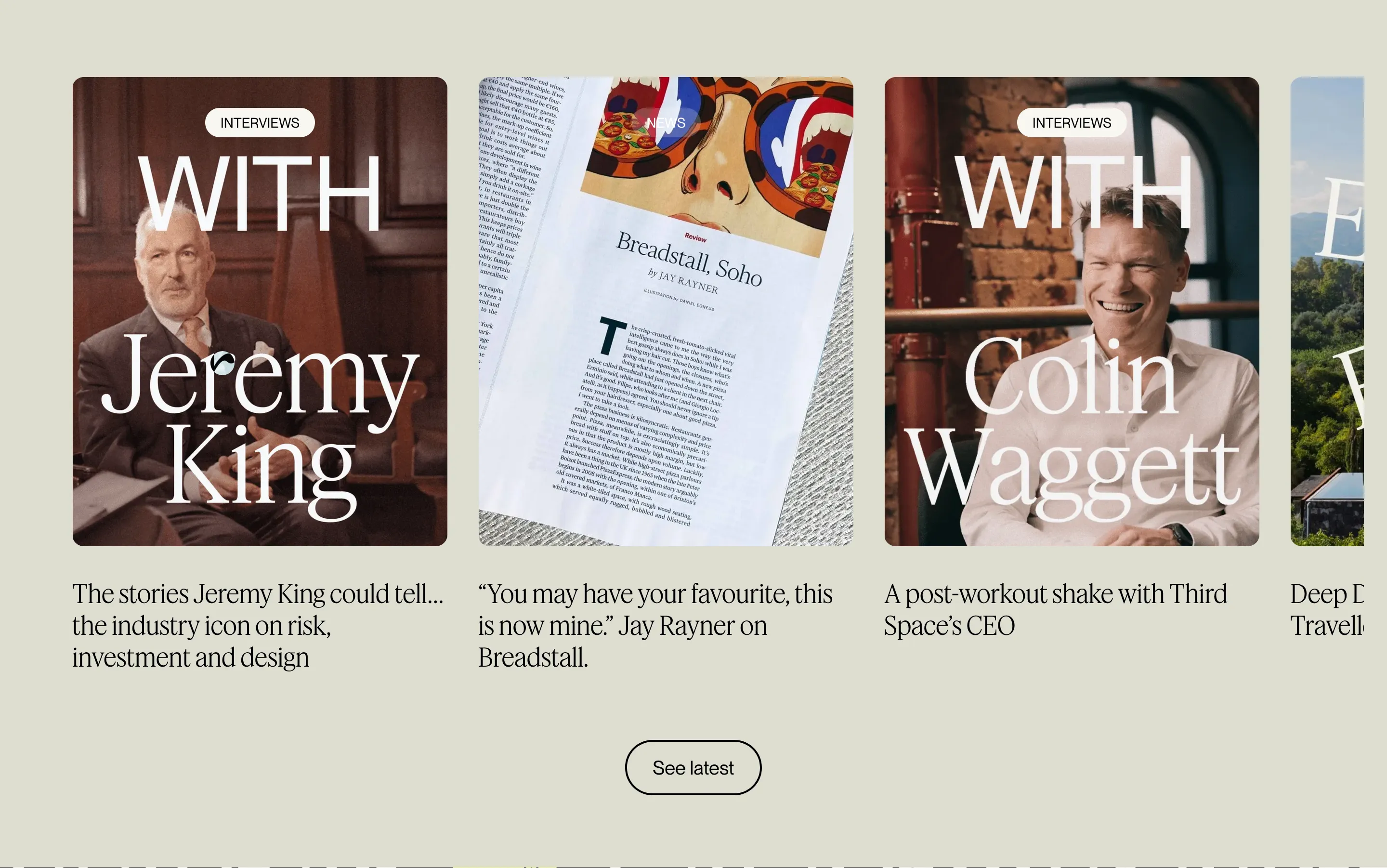 Without Editorial Listing Design