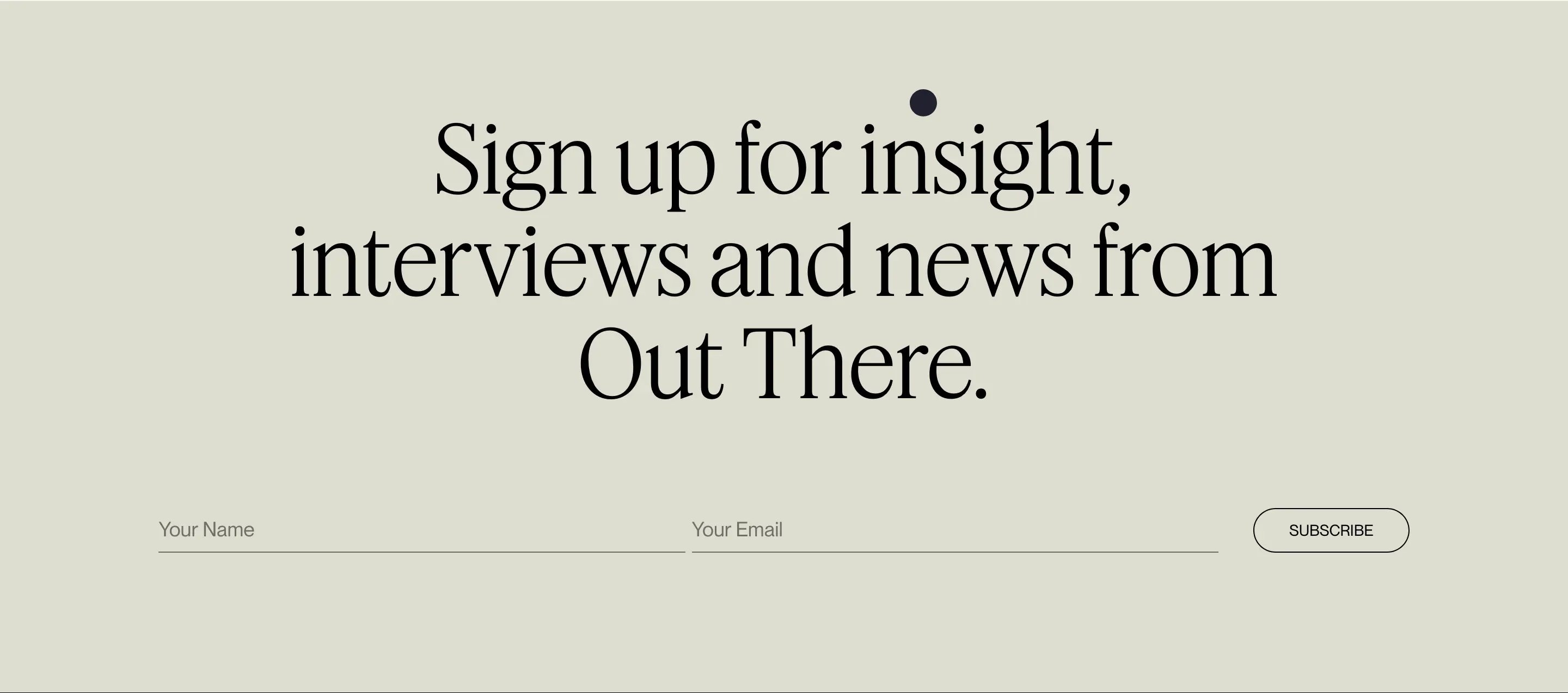 Without Newsletter Call To Action Design