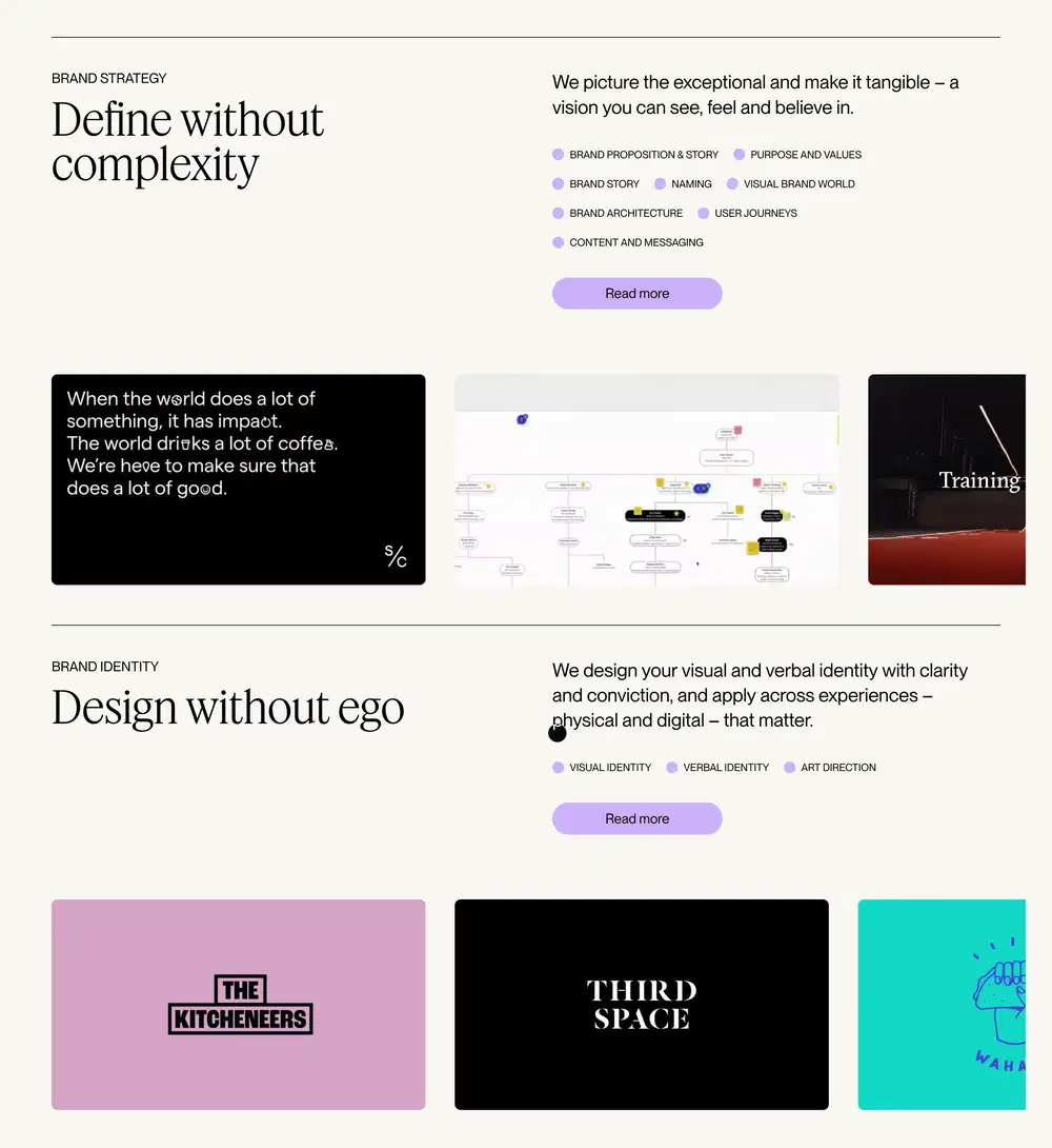 Without Service Feature Design